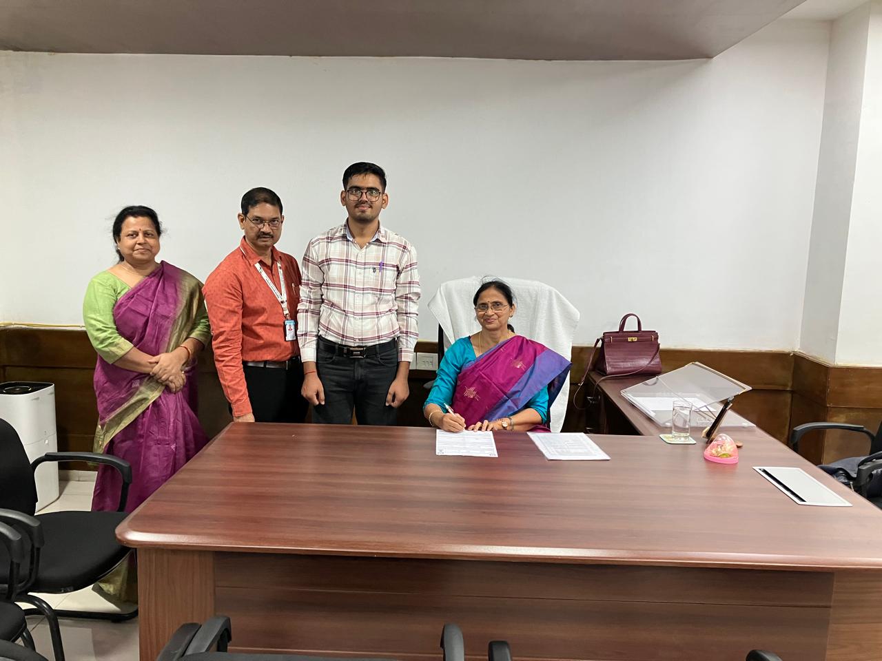 Our first admitted MBBS student from Rajasthan