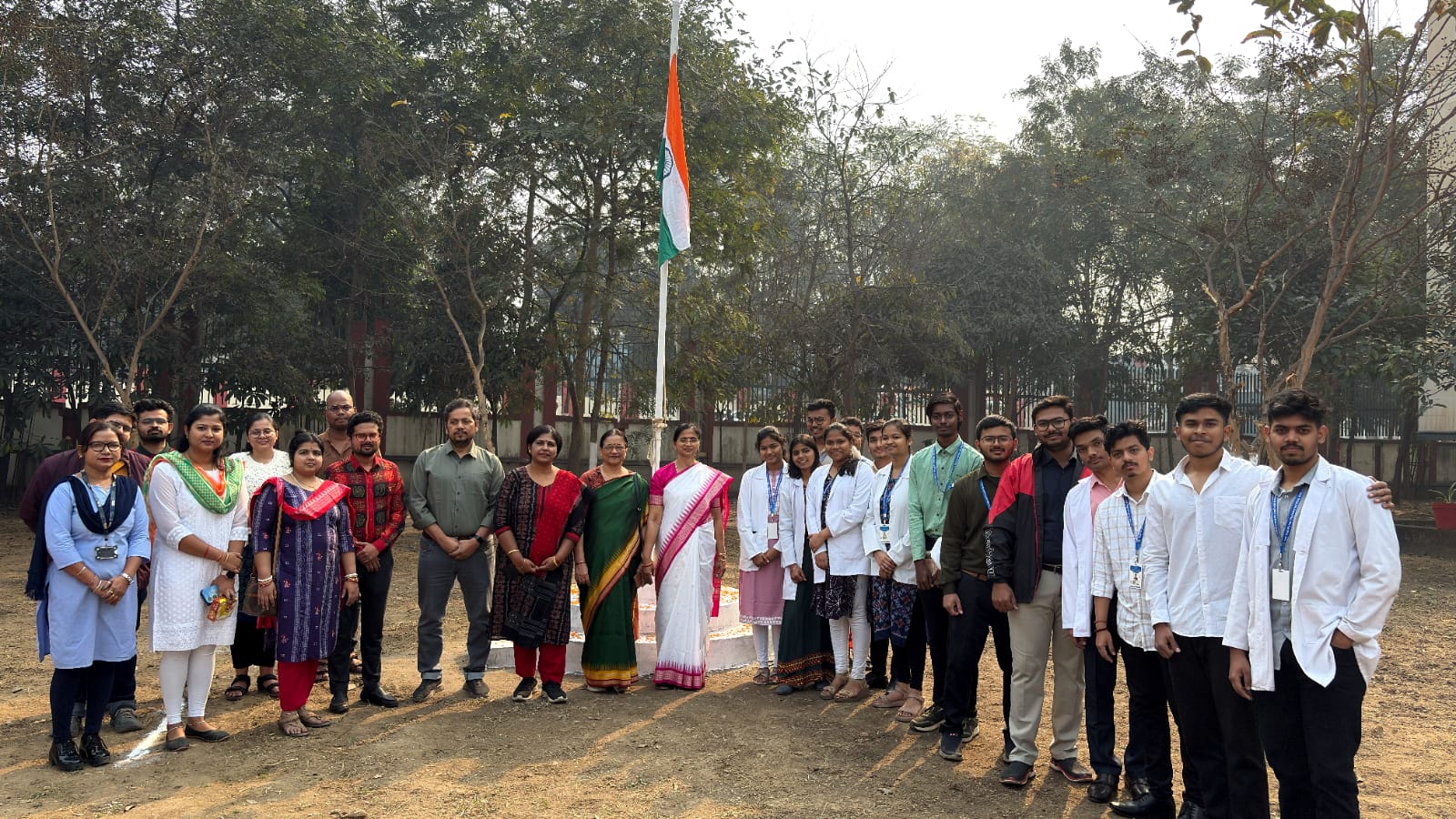 Celebration of 77th Republic Day in PMP Medical College , Talcher, Odisha