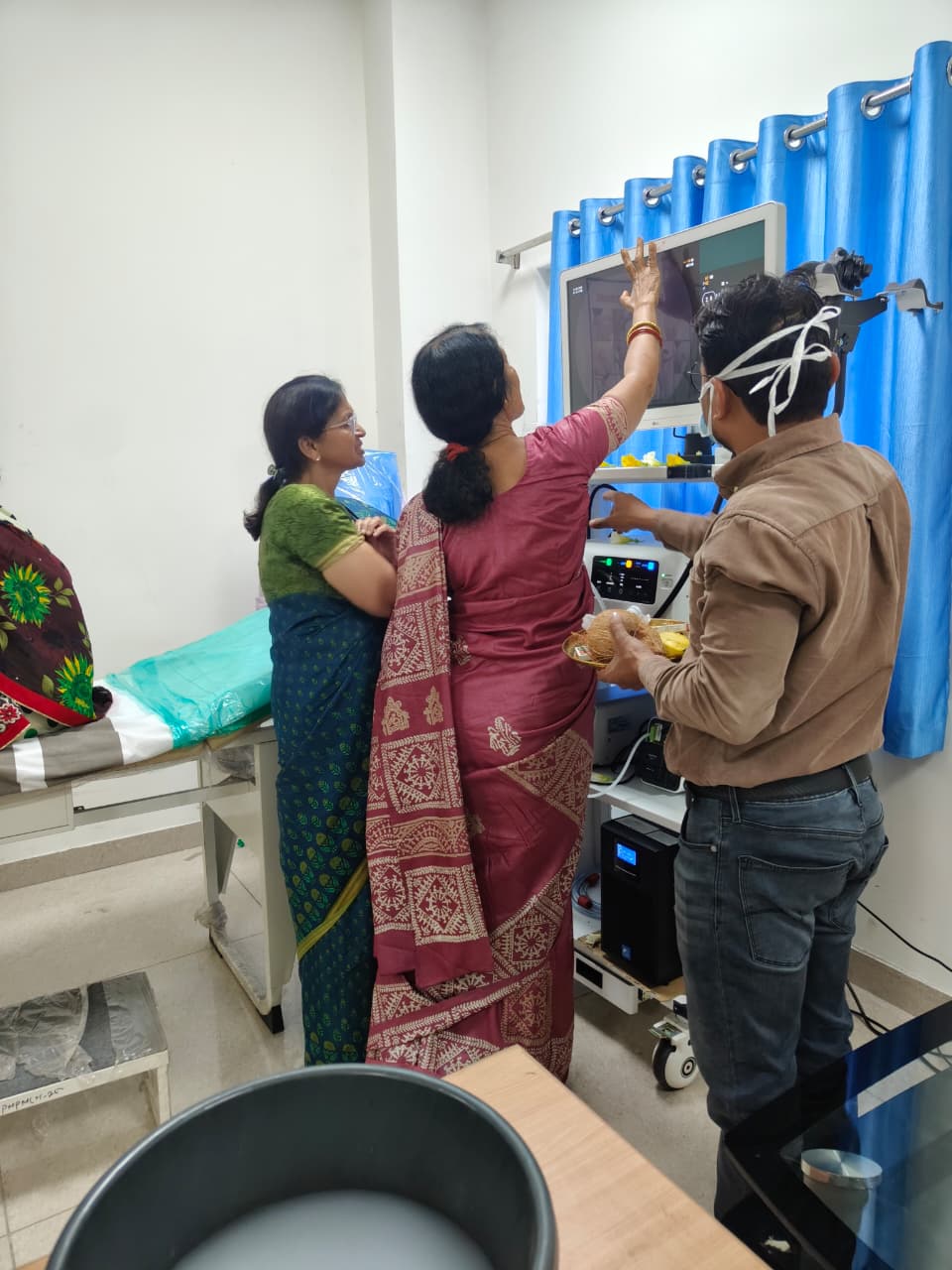 Endoscopy upper GI  by surgeons  PMPMCH  On occasion of  surgeons week celebration at Trauma center ,Hospital.